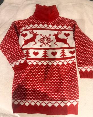 Maglione natalizio 7/8 anni