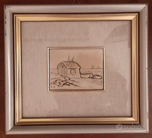 Bassorilievo in lamina argento