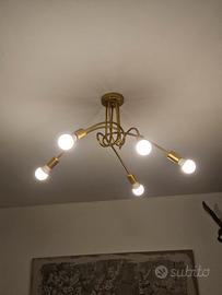 2 Lampadari 5 luci design 