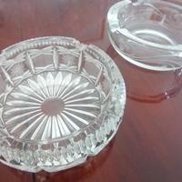 Coppia posacenere portacenere Altare cristallo 