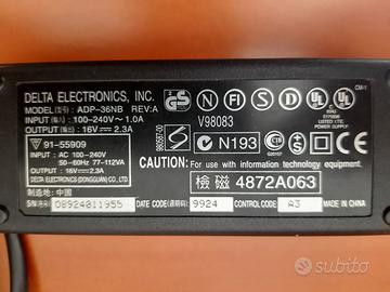 Caricabatteria adattatore ASUS MODEL ADP-36NB.