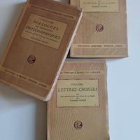 Lotto 3 libri vintage di Voltaire in francese 