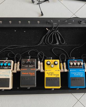 Pedalboard Warwick con Effetti Chitarra Boss