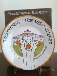 Piatto Buon Ricordo. trattoria tre visi Vicenza