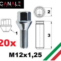 KIT 20 bulloni ruota Jeep Renegade Fiat 500x 500L