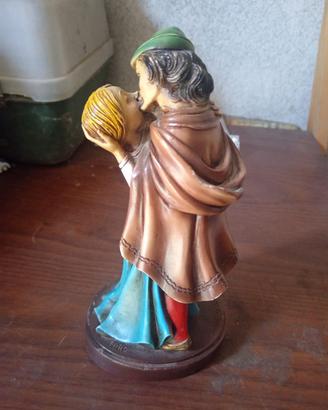 Statuina Romeo e Giulietta FARO vintage