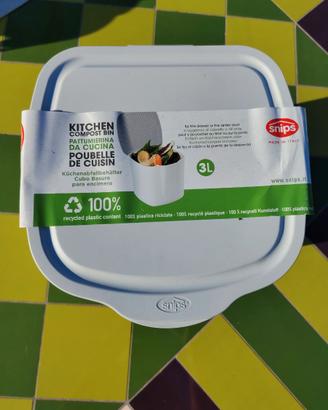 Pattumiera da cucina Snips da 3 litri