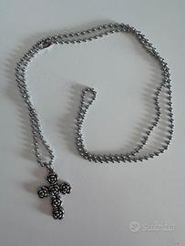 Collana con ciondolo Croce