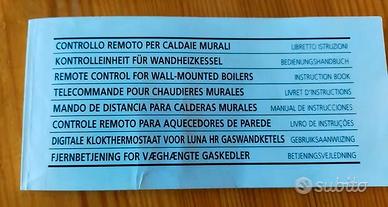 programmatore caldaia Baxi luna 20