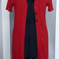 Cardigan lungo estivo maniche corte tg. S