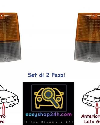 SET 2 FANALE FANALINO FRECCIA ANTERIORE DX SX PER 