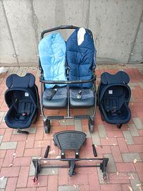 Passeggino Gemellare Peg Perego Book for Two 