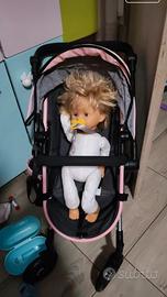 passeggino e carrozzina  per bambole 2 in 1