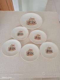  Piatti + 1 Piatto Grande Johonson Bros 