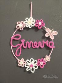 fiocco nascita personalizzato