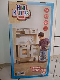 Cucina per bambini in legno 