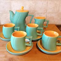 Set vintage Naj Oleari teiera tazze lattiera