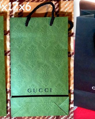 Buste Shopper 🛍️Sacchetti originali Gucci cm29x17
