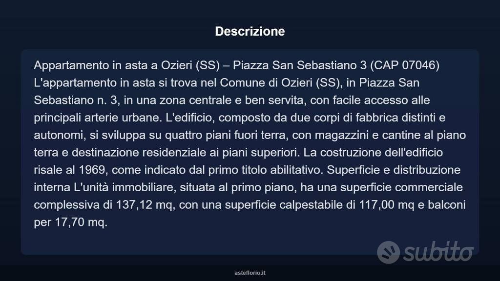 Appartamento – Otieri/Ozieri, Tàttari/Sassari - Vista 3