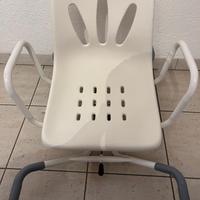Sedia girevole per vasca da bagno