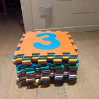 Tappeto puzzle lettere 25 pz x 4