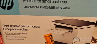 Stampante laser HP MFP M234d bianco e nero nuova