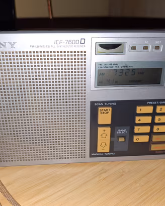 Sony  ICF7600D  Onde corte SSB
