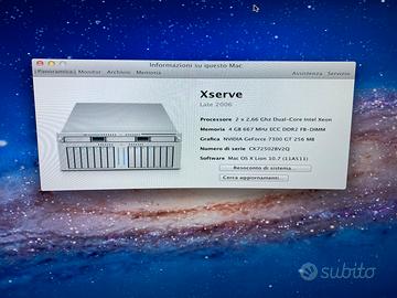 Apple server xserve intel xeon
