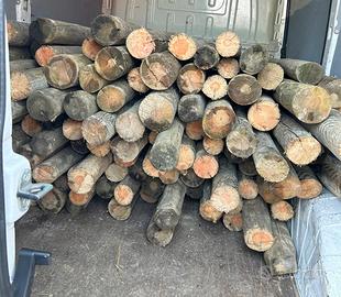 Pali di legno auotclavati di 2m