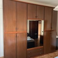 Camera matrimoniale, letto, comò, armadio