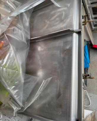 Piastra a Gas in Acciaio Inox  (90x50 cm)