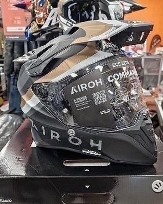 AIROH Casco ON-OFF Commander 2 - Doom - Gold