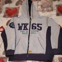 felpa a giacca con cappuccio dodipetto