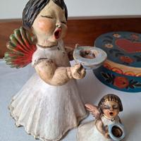 Angeli Thun portacandele vintage fuori produzione.