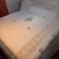 Copriletto vintage *ricamo uncinetto* 