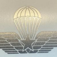 Adesivo prespaziato in vinile Paracadutisti