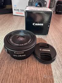 Obiettico Canon pancake 24 mm 1:2:8