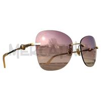 OCCHIALI CARTIER LENTE FUME DORATO