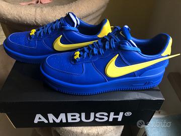 Nike Air Force 1 Low SP Blue Gialle US 10 EUR 44