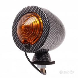 Freccia per moto custom con vetro arancione