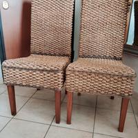 Poltroncine in paglia BANAK originali