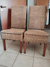 Poltroncine in paglia BANAK originali