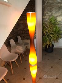 Lampada vetro Murano brown cm. 160