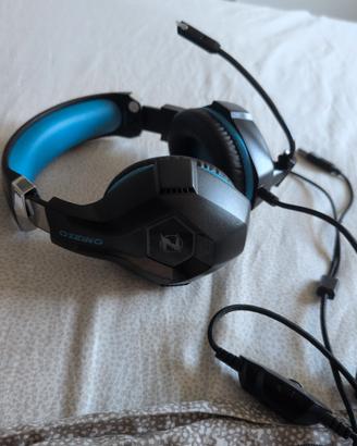 Cuffie gaming Ozeino con microfono e LED RGB

