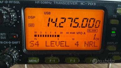 ICOM 703 Plus con alimentatore SADELTA 