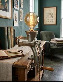 lampada vintage con tritacarne ALFA Originale