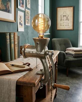 lampada vintage con tritacarne ALFA Originale