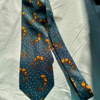 Kenzo cravatta seta fiorellini anni 90 vintage