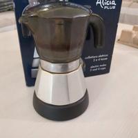 Moka elettrica DeLonghi Alicia plus 2 e 4 tazze