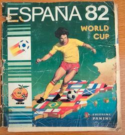 ALBUM PANINI ESPANA 82 INCOMPLETO